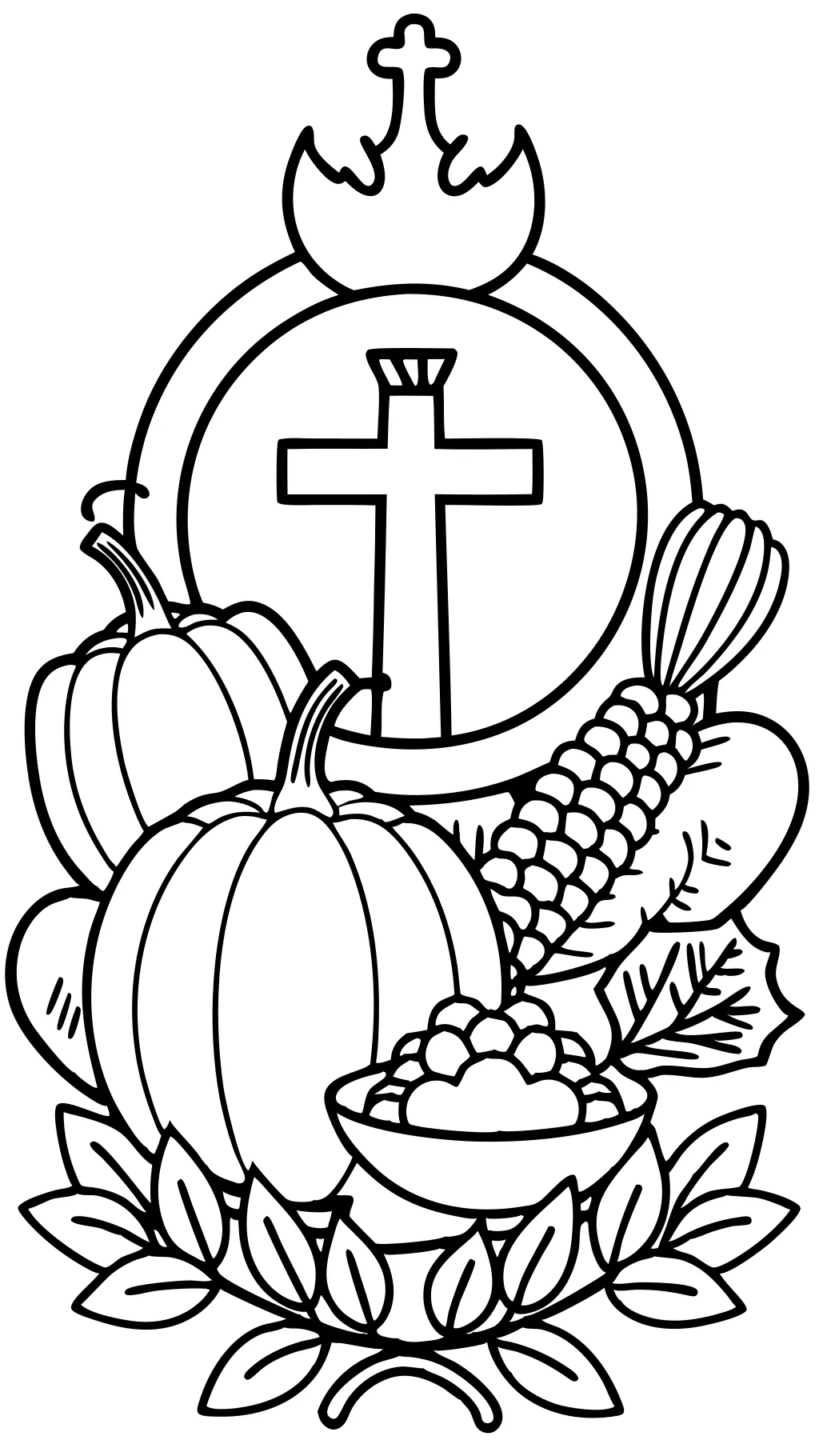 thanksgiving christian coloring pages